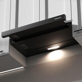 GASLAND Afzuigkap 60cm Plat Zwart 335m³/u - 35% Korting