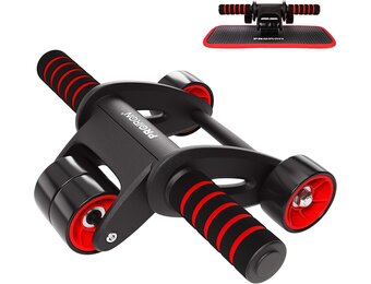PROIRON Opvouwbare Ab Roller met Kniebeschermer - 32% Korting