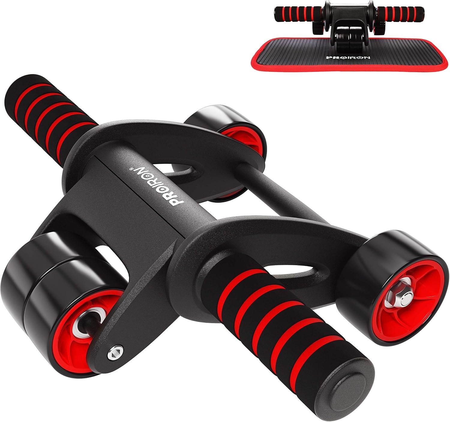 PROIRON Opvouwbare Ab Roller met Kniebeschermer - 32% Korting