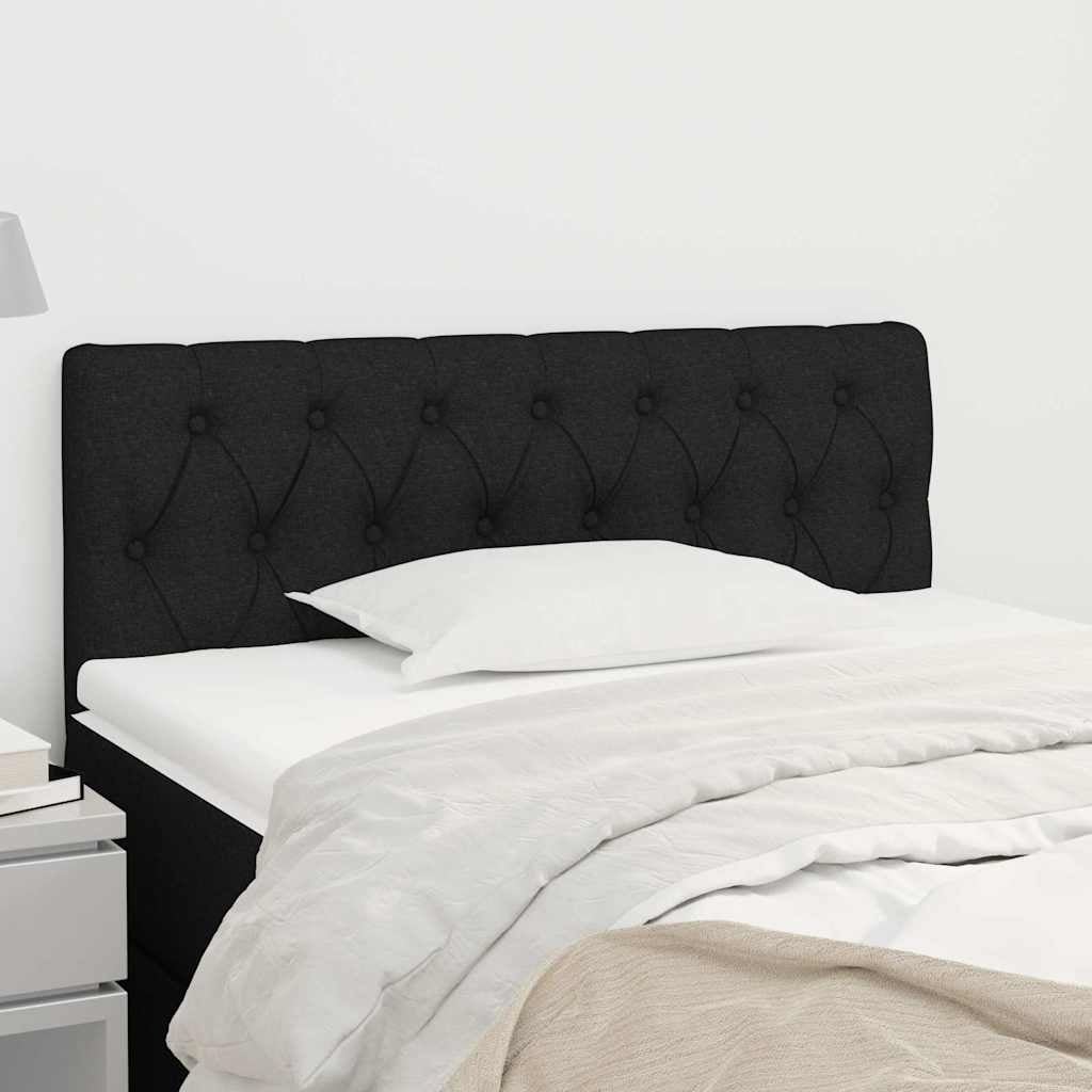 vidaXL Hoofdbord Zwart Stof 90x7x78/88 cm - 59% Korting