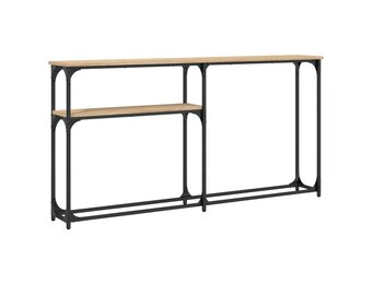 vidaXL Wandtafel 145x22,5x75 cm bewerkt hout sonoma eikenkleurig