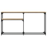 vidaXL Wandtafel 145x22,5x75 cm bewerkt hout sonoma eikenkleurig