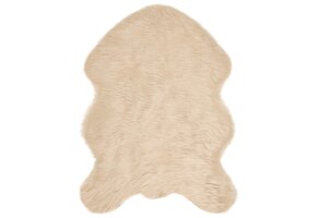 VidaXL Nepleer Schapenvacht Tapijt Beige 80x120cm - 40% Korting