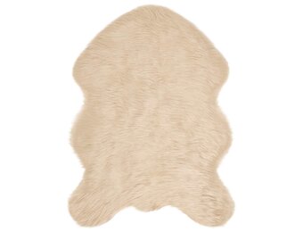 Zacht Schapenvacht Tapijt Beige 80x120cm - 28% Korting