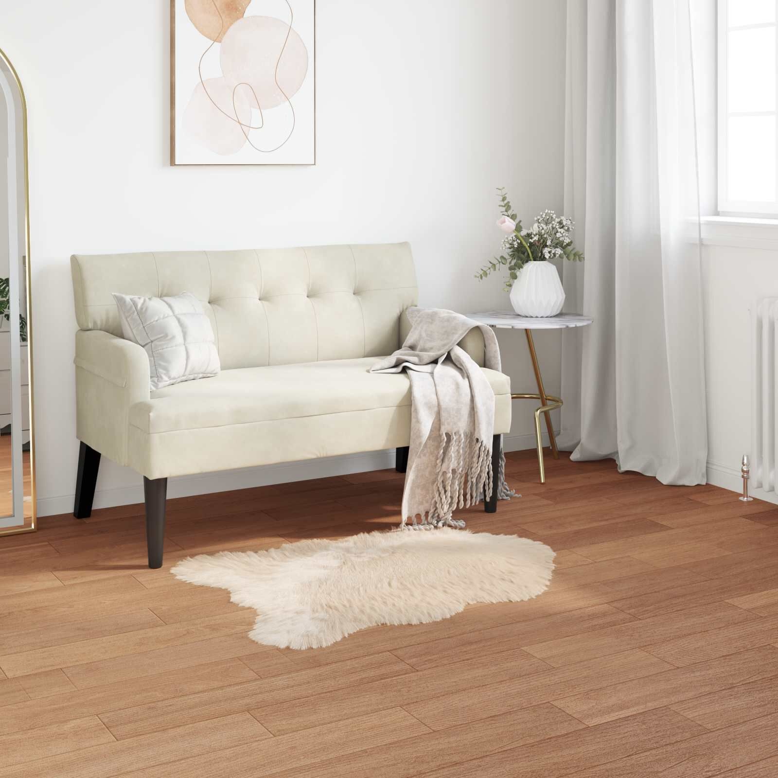 Zacht Schapenvacht Tapijt Beige 80x120cm - 28% Korting