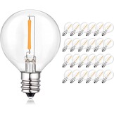 BRIMAX G40 LED Lampen (25 stuks) - E12 fitting, Warm Wit, 33% Korting