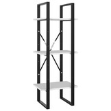 Boekenkast met 3 schappen, 40x30x105 cm, wit, 33% korting