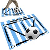 Voetbaltrainingsmat met 44% korting | Balcontrole & Dribbelen | 60x90 cm