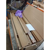 vidaXL Middenbank 120x80 cm massief grenenhout honingbruin