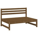 vidaXL Middenbank 120x80 cm massief grenenhout honingbruin