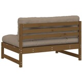 vidaXL Middenbank 120x80 cm massief grenenhout honingbruin