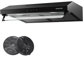 Afzuigkap Onderbouw 60cm Zwart | 333m³/u | Touch Control | 48% Korting