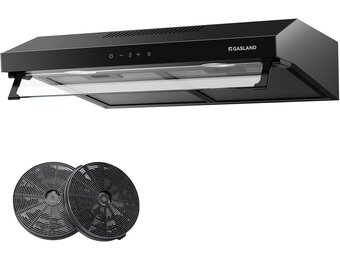 GASLAND UC60BS Afzuigkap 60cm - 333 m³/u - 3 standen - Zwart Metaal