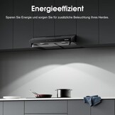 GASLAND UC60BS Afzuigkap 60cm - 333 m³/u - 3 standen - Zwart Metaal