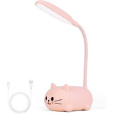 Mini LED Kat Tafellamp - Draagbaar & Oplaadbaar - 34% Korting