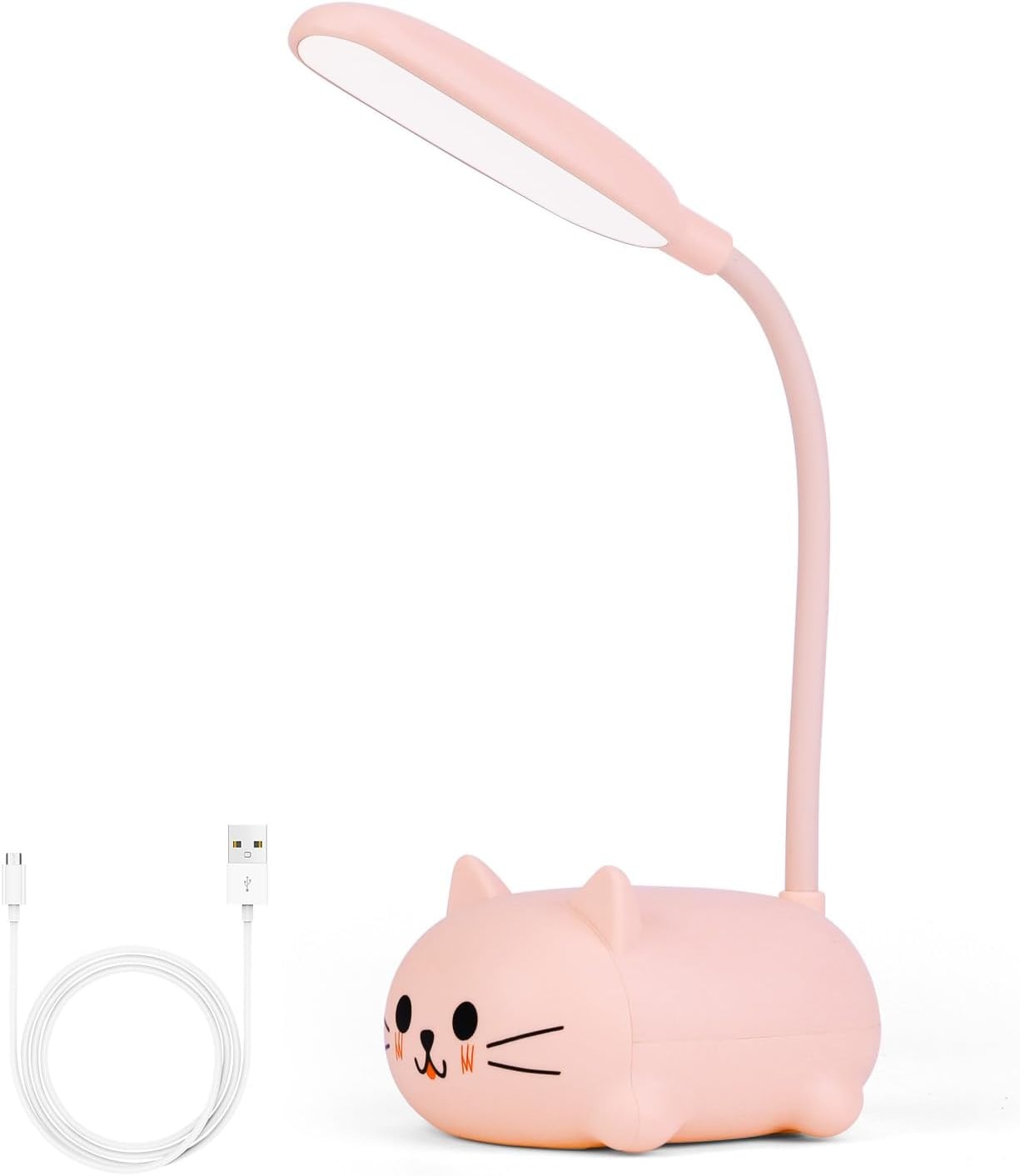 Mini LED Kat Tafellamp - Draagbaar & Oplaadbaar - 34% Korting