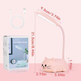 Mini LED Kat Tafellamp - Draagbaar & Oplaadbaar - 34% Korting