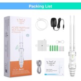 WiFi-repeater voor gebruik buitenshuis Wi-Fi Range Extender AC600 Wi-Fi-signaalversterker Weerbestendige WiFi-versterker 2.4G 5 GHz-antennes met high gain 600 Mbps WiFi-brug