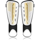 Upgraded Soccer Shin Guards Pads for Kids Youth Adults, CE Certified AirsFish Shin Guard Sleeves Protection Gear for Boys Girls Soccer Games EVA Cushion Reduce Shocks and Injuries