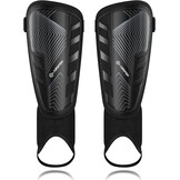 Upgraded Soccer Shin Guards Pads for Kids Youth Adults, CE Certified AirsFish Shin Guard Sleeves Protection Gear for Boys Girls Soccer Games EVA Cushion Reduce Shocks and Injuries