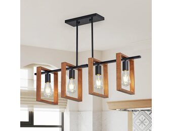 keuken eiland verlichting, 3 lampen eettafel kroonluchter rechthoekig eilandlicht voor eetkamer woonkamer hal hal E27