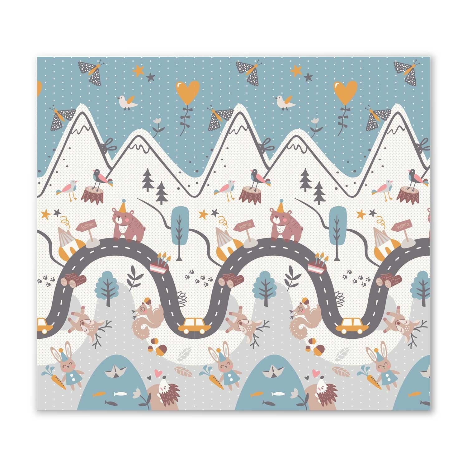 Baby Speelmat Opvouwbaar 200x180cm | Antislip | Thermisch Geïsoleerd