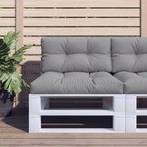 Palletkussens Grijs (2 stuks) - 38% Korting
