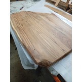 vidaXL Tafelblad 80x(50-60)x3,8 cm massief acaciahout