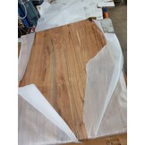 vidaXL Tafelblad 80x(50-60)x3,8 cm massief acaciahout