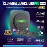 ClonerAlliance UHD Pro Max 4k Cinematic-FPS Videorecorder H.265/H.264 4K @ 60fps Passthrough HDMI Capture DVR