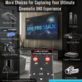 ClonerAlliance UHD Pro Max 4k Cinematic-FPS Videorecorder H.265/H.264 4K @ 60fps Passthrough HDMI Capture DVR