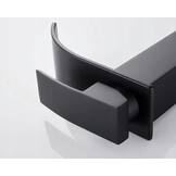 Zwarte Mat Messing Wastafelkraan Badkamer (18cm) - 24% Korting!