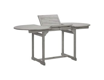 Uitschuifbare Acacia Houten Tuintafel (120-170)x80x75 cm - 60% Korting