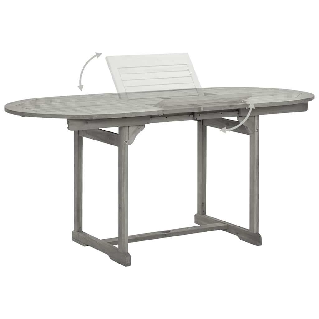 Uitschuifbare Acaciahouten Tuintafel (120-170cm) - 70% Korting