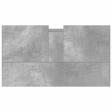 Badkamerkast 58x33x60cm Beton Grijs Bewerkt Hout - 34% Korting