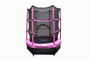 Roze Trampoline 140 cm met Veiligheidsnet | 34% Korting