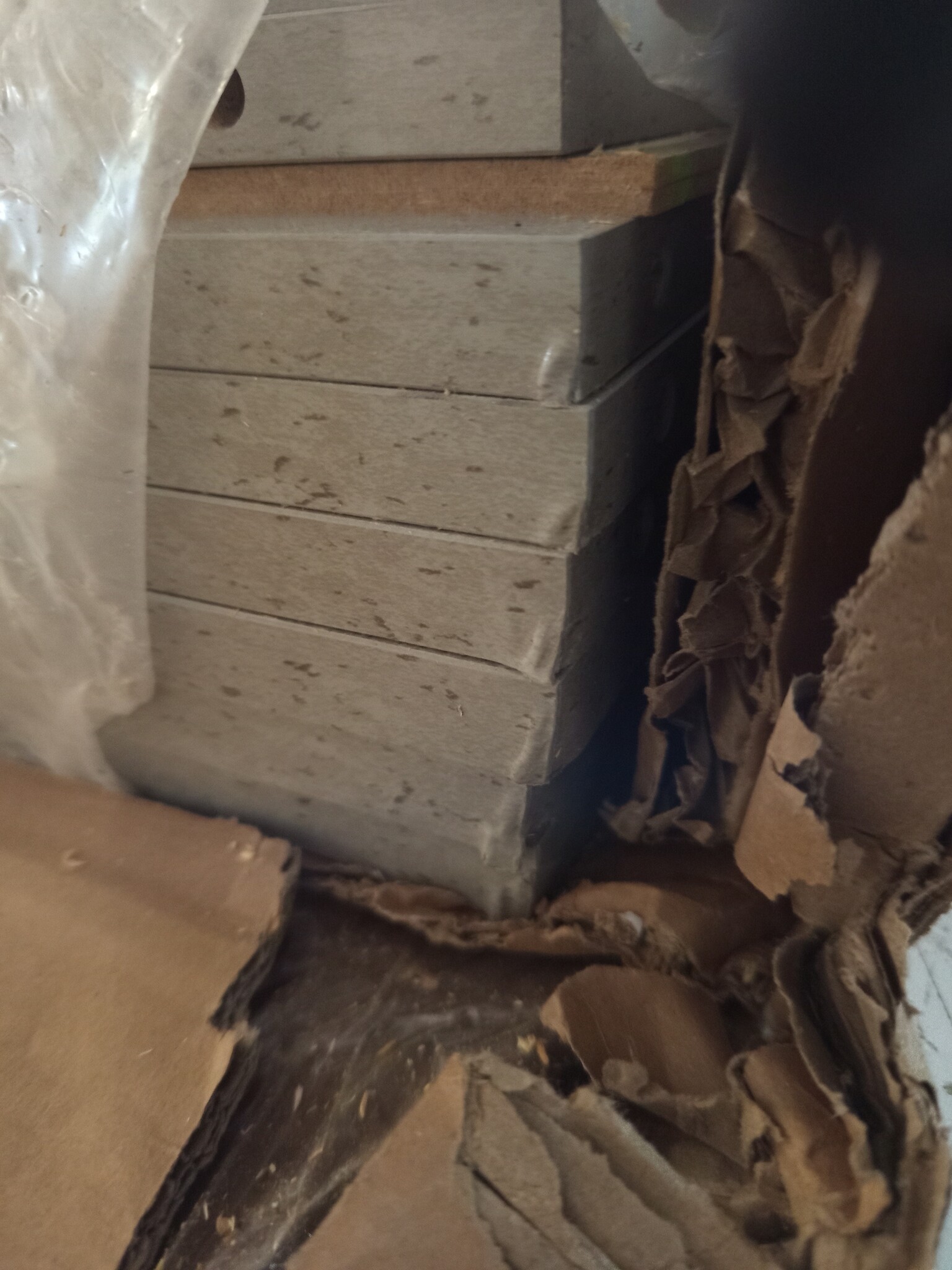 Highboard Betongrijs - 54% Korting!