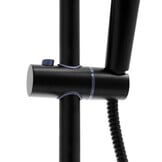 Doucheset Zwart met Regendouche 25cm & Handdouche | 34% Korting