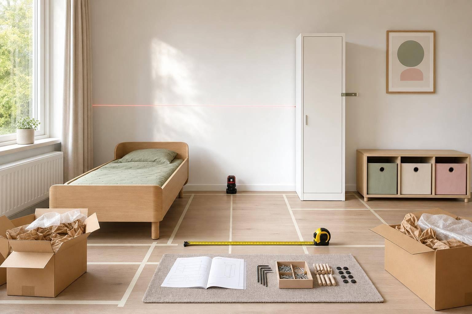 Kinderkamer inrichten met retourdeals: bed, kast en opbergen