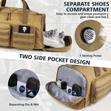 70L Waterdichte Sport- & Reistas (3-in-1) met Schoenenvak - 34% Korting!