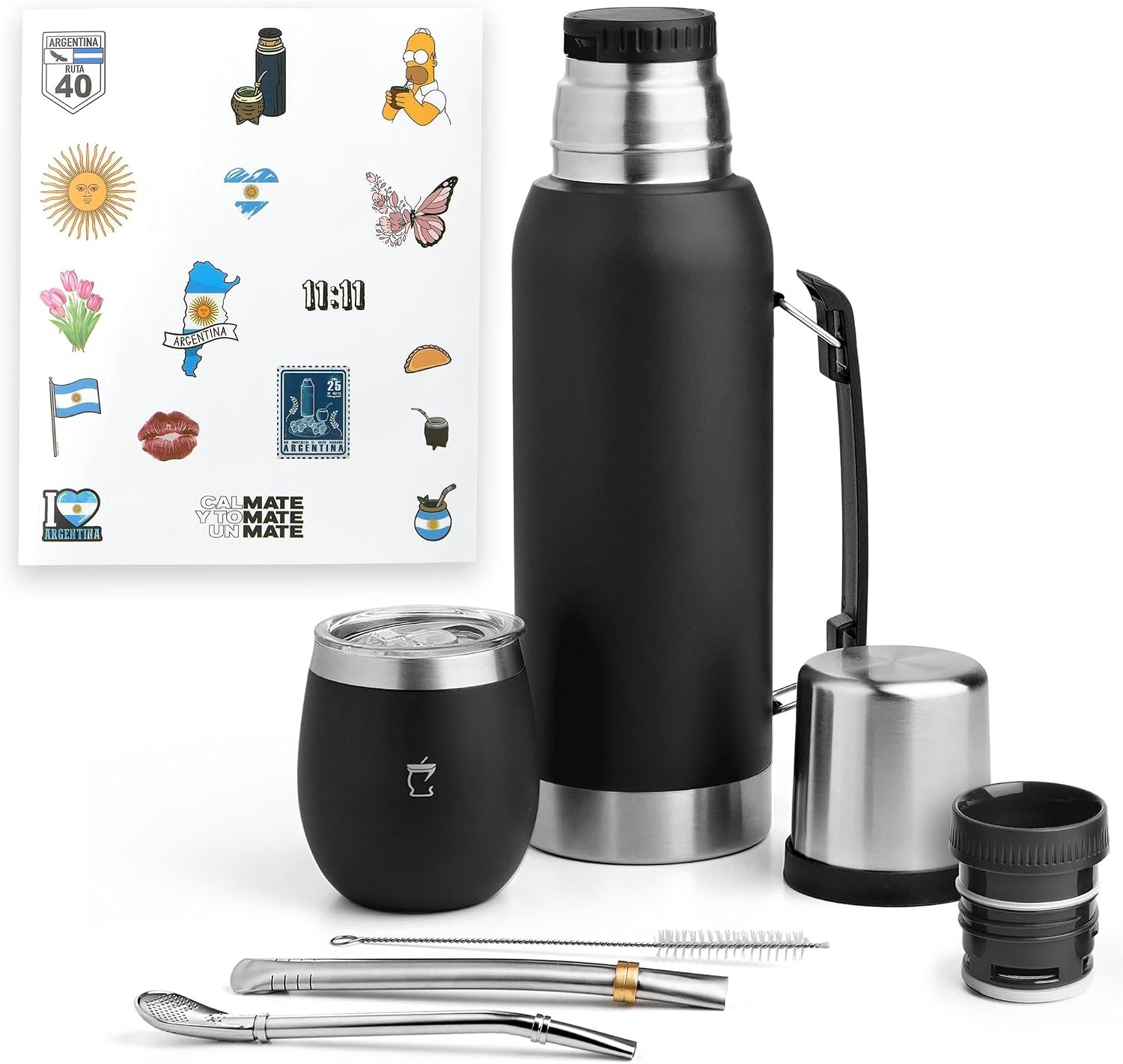 Mate Kit Argentijns met RVS Thermos 1L & Beker - 33% Korting