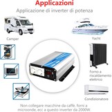 2000W Camper/Vrachtwagen Omvormer 12V naar 230V | 34% Korting