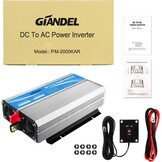 2000W Camper/Vrachtwagen Omvormer 12V naar 230V | 34% Korting