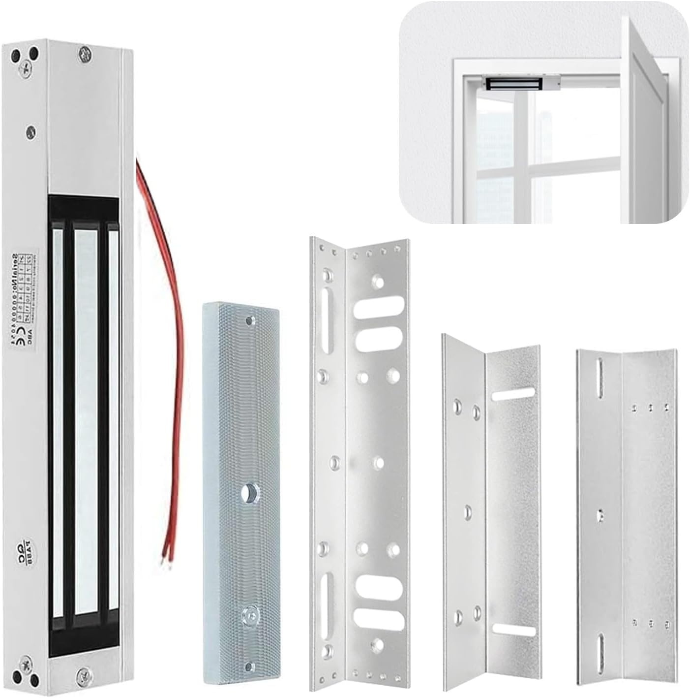 Elektrisch Magneetslot met 280kg Houdkracht (Zilver) - 60% Korting