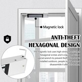 Elektrisch Magneetslot met 280kg Houdkracht (Zilver) - 60% Korting