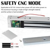 Elektrisch Magneetslot met 280kg Houdkracht (Zilver) - 60% Korting