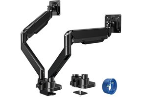 Monitorarm voor 2 schermen: 13-39", Gasveer, Tot 15kg | 41% Korting
