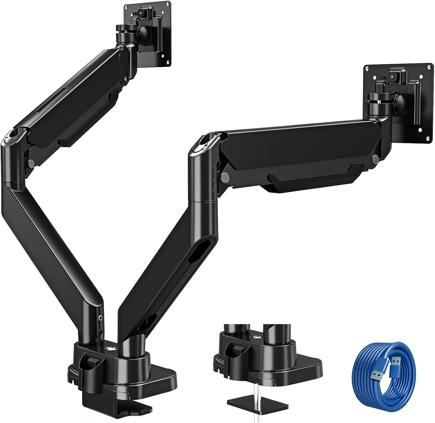 Dubbele Monitorarm - Gasveer - 13-39 Inch | 34% Korting