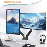 Dubbele Monitorarm - Gasveer - 13-39 Inch | 34% Korting