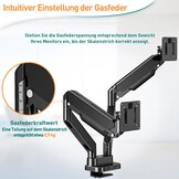 Dubbele Monitorarm - Gasveer - 13-39 Inch | 34% Korting